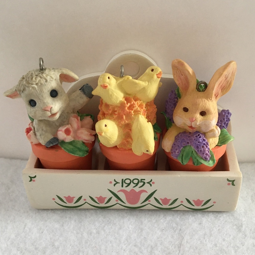 Hallmark Ornament - Lamb, Chicks, & Bunny